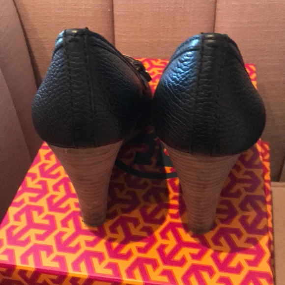 Tory Burch Black Wedges - Picture 2 of 3